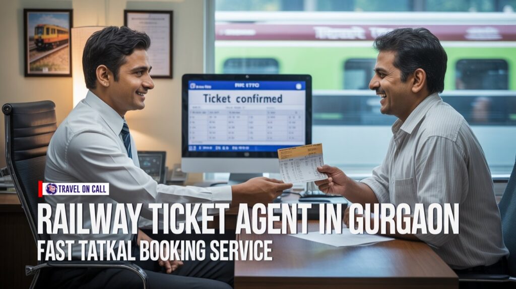 railway ticket agent in gurgaon