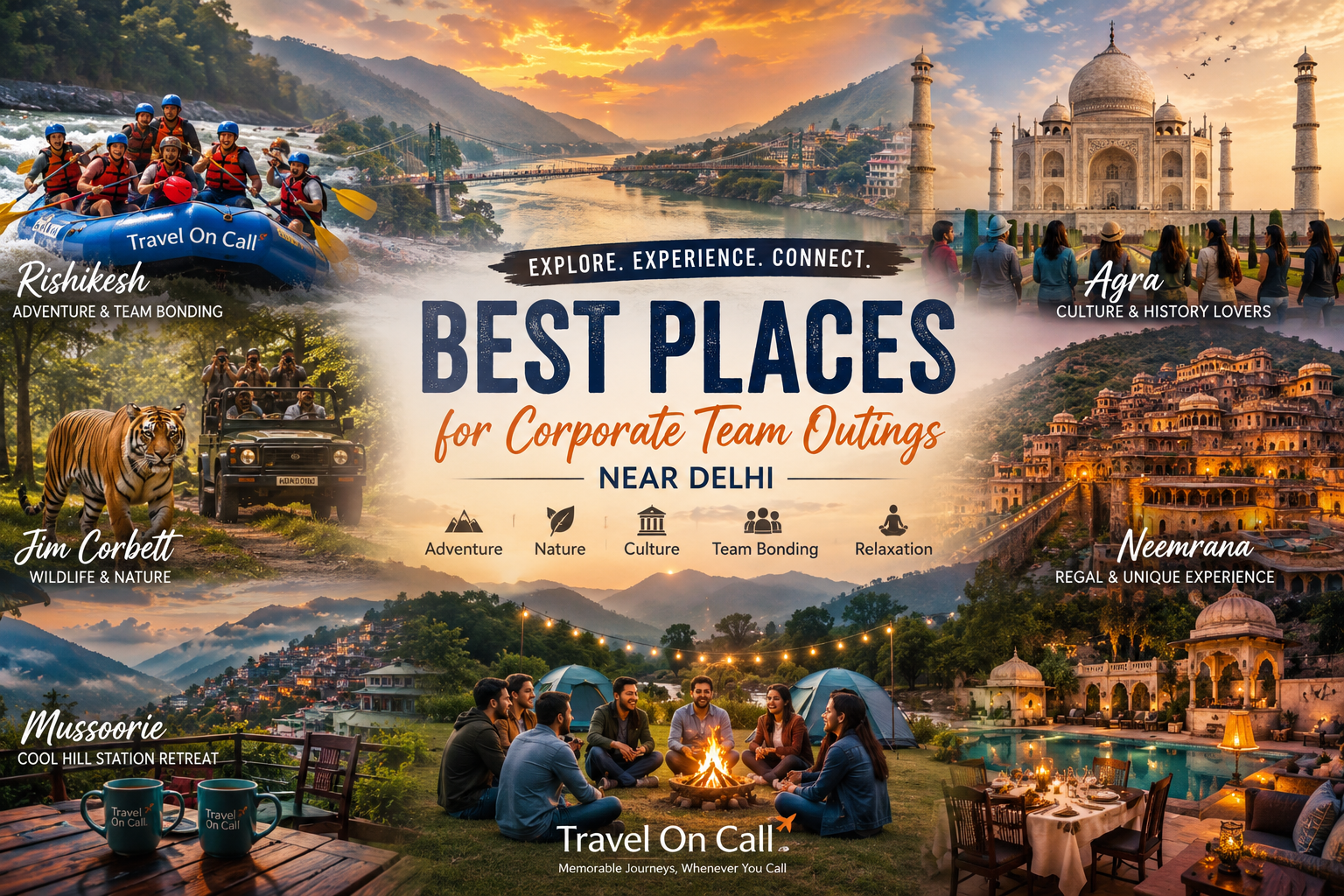 10 Best Places for Corporate Team Outings Near Delhi