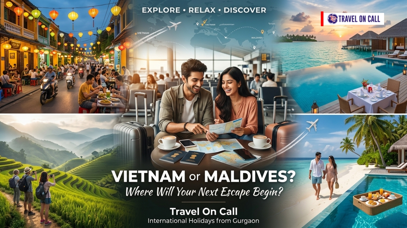 Planning an International Trip? Explore Vietnam & Maldives Packages from Gurgaon