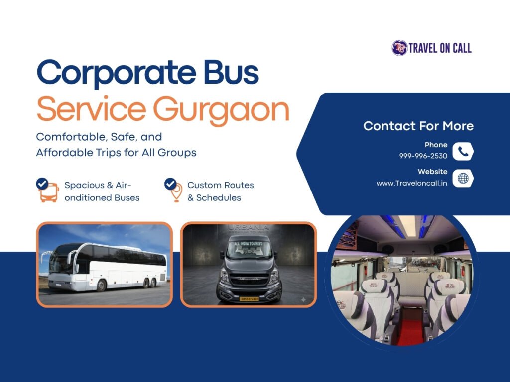 Bus booking in Gurgaon - AC Volvo bus for outstation travel