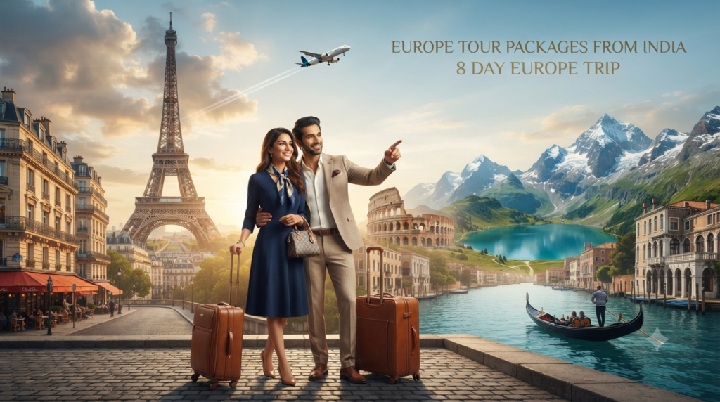 8 Day Europe Trip from India | Europe Tour Packages 2026