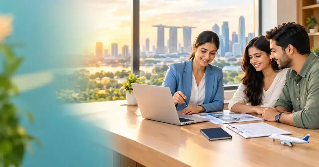 Singapore visa consultant helping travellers in Delhi